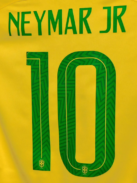 ***若干の汚れ+背番号に若干の欠けあり***(ナイキ) NIKE/18/19ブラジル代表/ホーム/半袖/ネイマール/893856-749