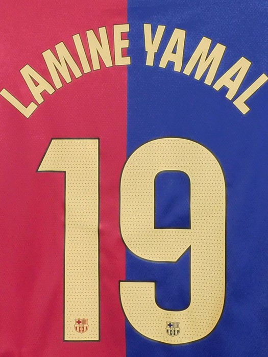 ***限定入荷***(ナイキ) NIKE/24/25バルセロナ/ホーム/長袖/ラミン・ヤマル/ラリーガパッチ付/FN8806-456