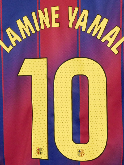 (ナイキ) NIKE/25/26バルセロナ/ホーム/半袖/ラミン・ヤマル/ラリーガパッチ+ラリーガ優勝パッチ付/HJ4590-456
