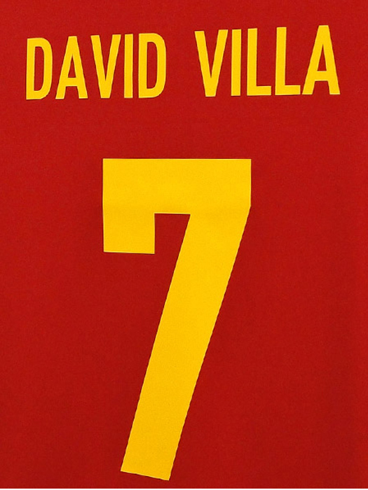 (アディダス) adidas/12/13スペイン代表/ホーム/半袖/ダビド・ビジャ/2008優勝+RESPECTバッジ付/ZU355-X10937