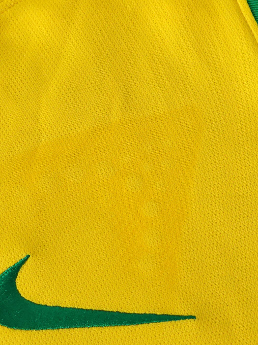 ***前面にアイロン跡あり***(ナイキ) NIKE/18/19ブラジル代表/ホーム/半袖/ペレ/893856-749