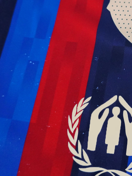 ***若干傷あり***(ナイキ) NIKE/22/23バルセロナ/ホーム/半袖/ペドリ/スポンサー付/CL/ジュニア用/DJ7851-452