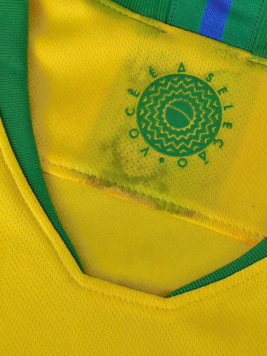 ***若干の汚れ+背番号に若干の欠けあり***(ナイキ) NIKE/18/19ブラジル代表/ホーム/半袖/ネイマール/893856-749