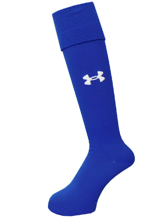 (アンダーアーマー) UNDER ARMOUR/UA TS サッカー ソリッドソックス/ブルーXホワイト/1301900-400/簡易配送(CARDのみ/1点限/保障無)