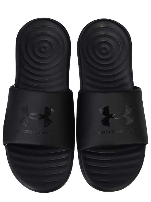 (アンダーアーマー) UNDER ARMOUR/シャワーサンダル/アンサ フィックス スライド/ブラックXブラック/3023761