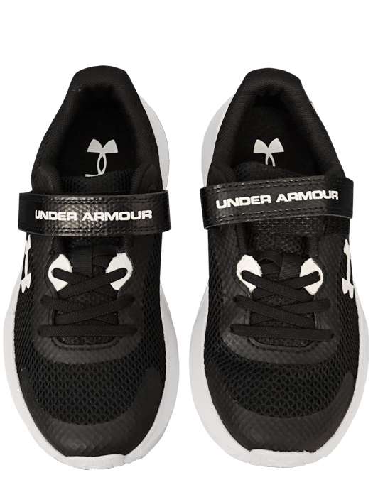 (アンダーアーマー) UNDER ARMOUR/キッズ ランニング サージ3 AC/ブラックXホワイト/3024990-001