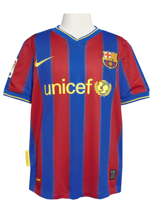 ***限定再入荷***(ナイキ) NIKE/2009/2010バルセロナ/ホーム/半袖/ジュニア用/メッシ/343816-496