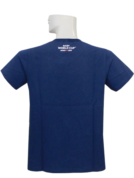 クラブオフィシャルグッズ/2019ラグビーワールドカップ/オフィシャルTシャツ/ネイビー/ジュニア用/4580531776033