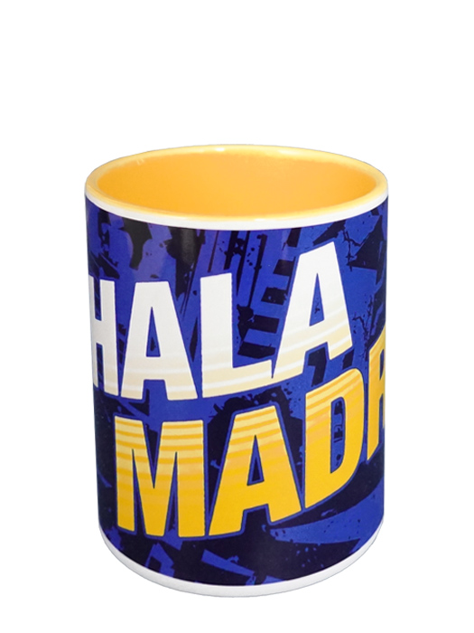 クラブオフィシャルグッズ/レアルマドリード/オフィシャルマグカップ/ブルーXイエロー/5037970101630