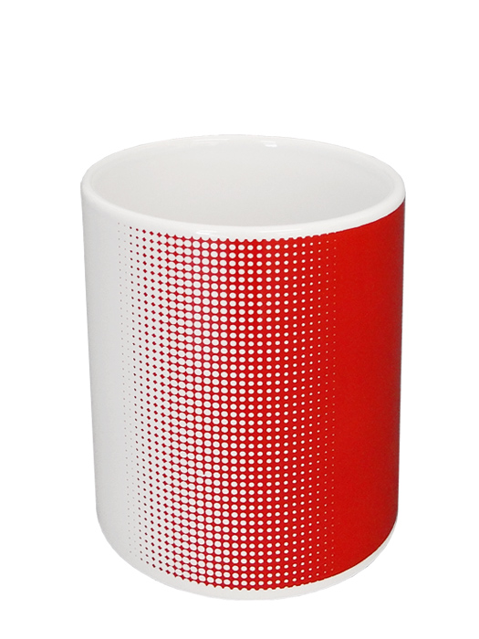 クラブオフィシャルグッズ/リバプール/オフィシャルマグカップ/ハーフトーン/レッドXホワイト/5051586000835