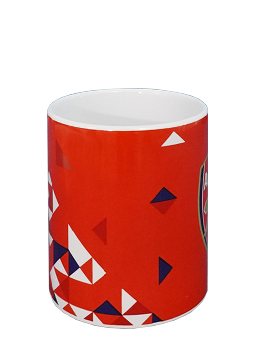 クラブオフィシャルグッズ/アーセナル/オフィシャルマグカップ/パーティクル/レッド/5051586263674