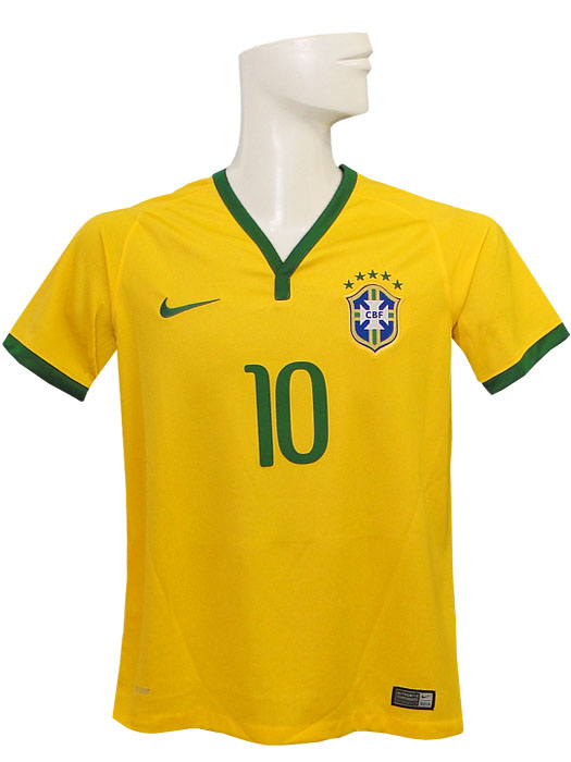 ***限定再入荷***(ナイキ) NIKE/14/15ブラジル代表/ホーム/半袖/ネイマール/ジュニア用/575297-703