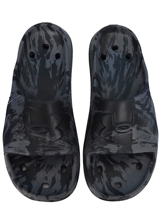 (アンダーアーマー) UNDER ARMOUR/シャワーサンダル/UAロッカー5 カモ スライド/ブラックXキャッスルロック/6000840/ビッグサイズ