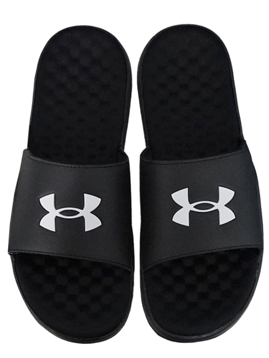(アンダーアーマー) UNDER ARMOUR/サンダル/UAイグナイトプロ8 フィックス/ブラックXホワイト/6010383-004