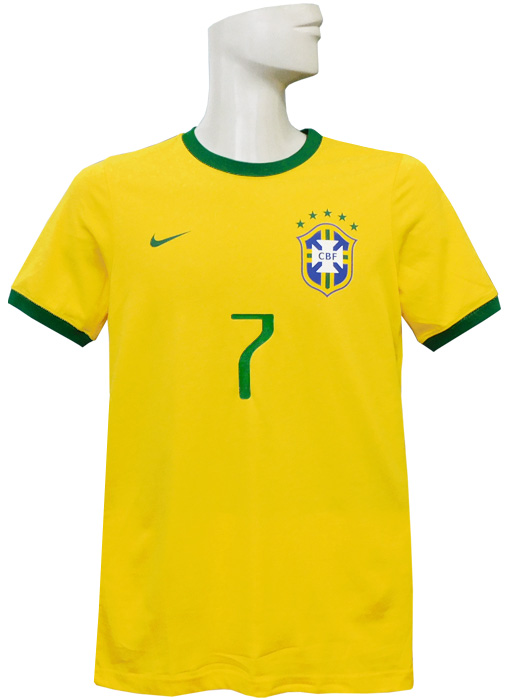(ナイキ) NIKE/14/15ブラジル代表/ホーム/半袖/テイクダウン/フッキ/612168-703