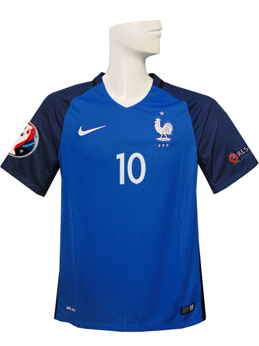 (ナイキ) NIKE/16/17フランス代表/ホーム/半袖/ベンゼマ/EURO2016バッジ+RESPECTバッジ付/724615-439