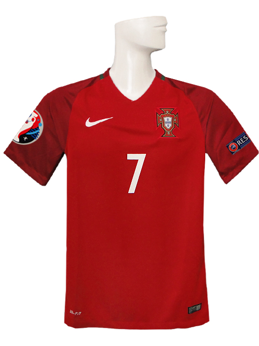 (ナイキ) NIKE/16/17ポルトガル代表/ホーム/半袖/ロナウド/EURO2016バッジ+RESPECTバッジ付/724620-687