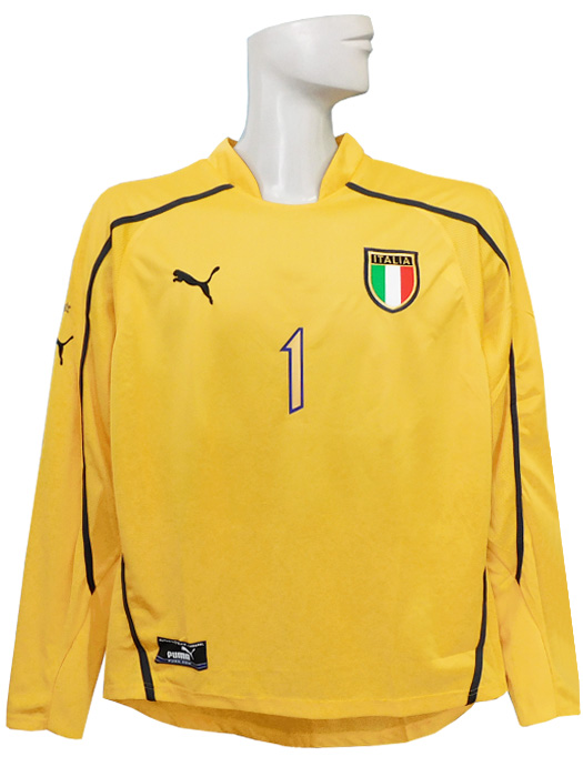 ***限定再入荷***(プーマ) PUMA/2003/2004イタリア代表/アウェイ/GK/半袖/ブッフォン/730747-02