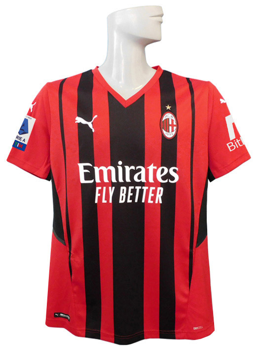 PUMA+AC+Milan+2021-2022+Home+Soccer+Jersey+Red%2FBlack+759122+01+