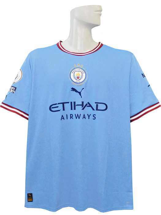 ***限定入荷***(プーマ) PUMA/22/23マンチェスターシティ/3冠記念ユニフォームボックス/半袖/ハーランド/EPL優勝+NRFR/779041-01
