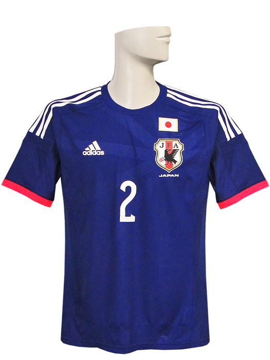 ***限定再入荷***(アディダス) adidas/14/15日本代表/オーセンティック/ホーム/半袖/内田/W杯バッジ付/フルマーキング仕様/AD639-G85281