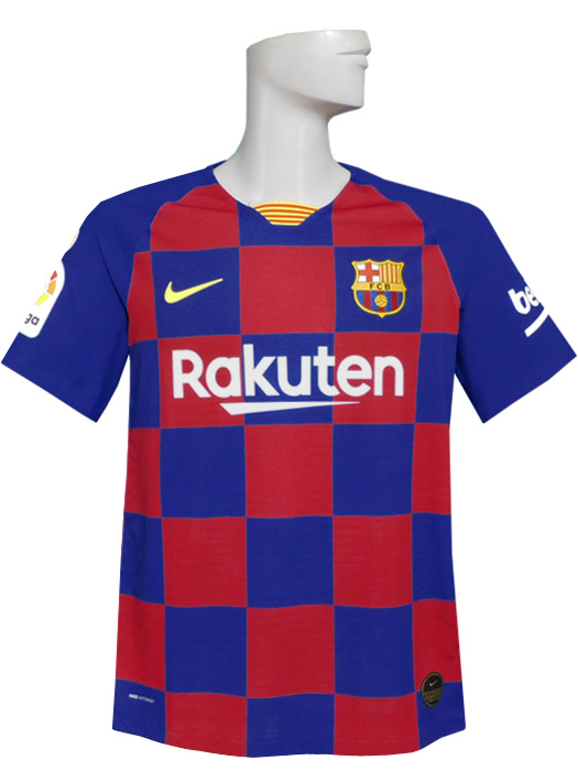 ***限定入荷***(ナイキ) NIKE/19/20バルセロナ/オーセンティック/ホーム/半袖/メッシ/選手用LFP+18/19リーグ優勝パッチ付/AJ5257-456
