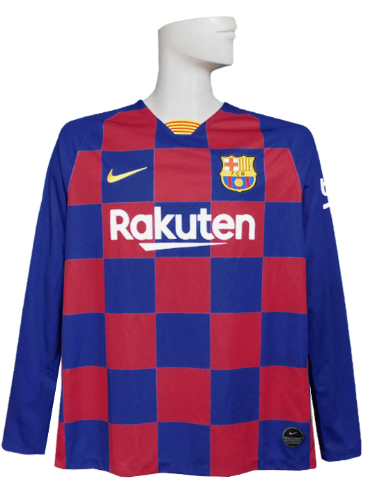 ***限定入荷***(ナイキ) NIKE/19/20バルセロナ/ホーム/長袖/メッシ/LFP優勝バッジ/AJ5637-456