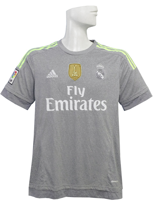 ***限定再入荷***(アディダス) adidas/15/16レアルマドリード/アウェイ/半袖/2014FIFAクラブW杯優勝バッジ付/ロナウド/AK2491