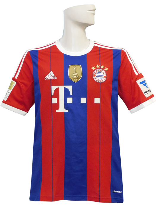 (アディダス) adidas/14/15バイエルンミュンヘン/ホーム/半袖/レバンドフスキー/2013CWC+ブンデスリーガ+HELMES付/AMZ27-F48499