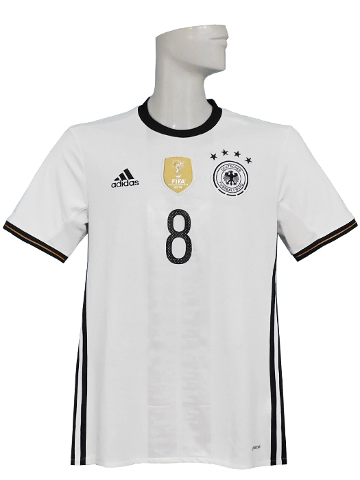 ***背面に汚れあり***(アディダス) adidas/16/17ドイツ代表/ホーム/半袖/エジル/BDY47-AI5014