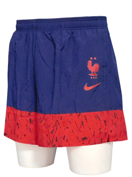 ***限定入荷***(ナイキ) NIKE/20/21フランス代表/ウーブン ショーツ/パンツ/ネイビーXレッド/CI8474-498/簡易配送(CARDのみ/1点限)
