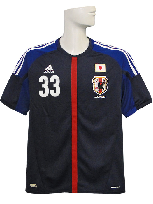 アディダス) adidas/12/13日本代表/ホーム/半袖/豊田/33/DJ122