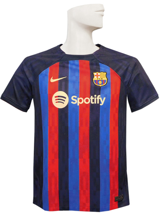 ***若干傷あり***(ナイキ) NIKE/22/23バルセロナ/ホーム/半袖/ペドリ/スポンサー付/CL/ジュニア用/DJ7851-452