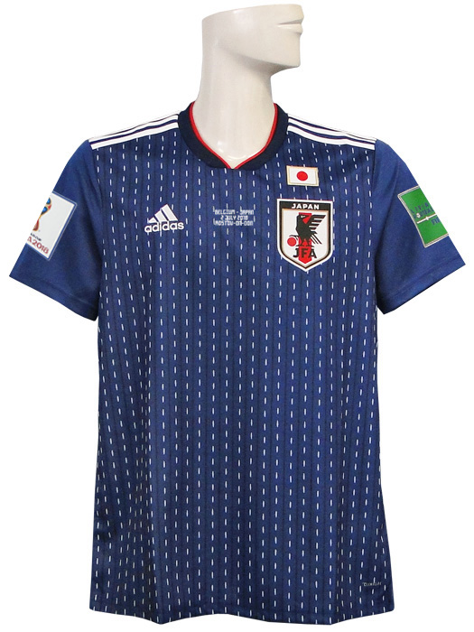 (アディダス) adidas/18/19日本代表/ホーム/半袖/背番号12/ベルギー戦+2018W杯バッジ/フルマーキング仕様/DRN93-CV5638