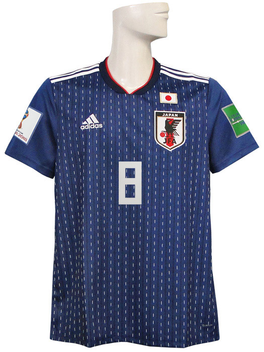 (アディダス) adidas/18/19日本代表/ホーム/半袖/原口/2018ワールドカップバッジ+LIVING FOOTBALLバッジ付/DRN93-CV5638