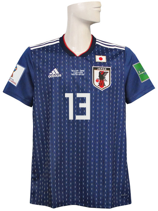 (アディダス) adidas/18/19日本代表/ホーム/半袖/武藤/ベルギー戦+2018W杯バッジ/フルマーキング仕様/DRN93-CV5638