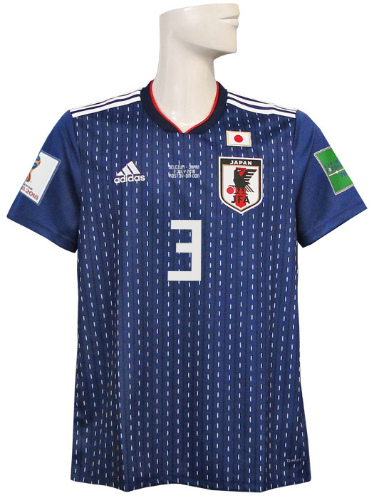 (アディダス) adidas/18/19日本代表/ホーム/半袖/昌司/ベルギー戦+2018W杯バッジ/フルマーキング仕様/DRN93-CV5638