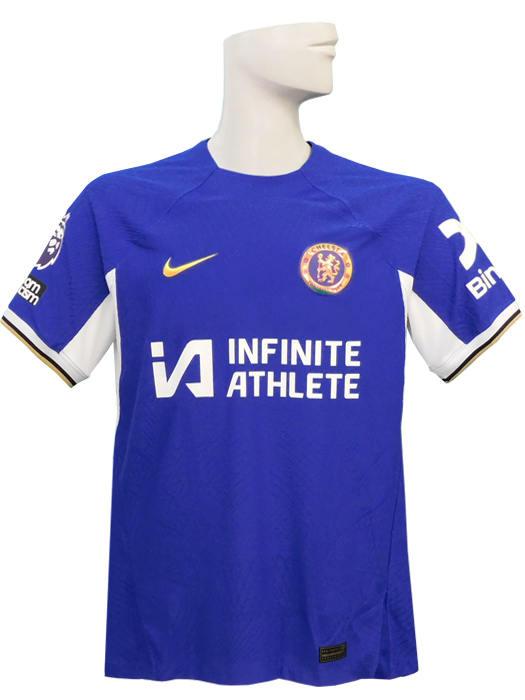 ***限定入荷***(ナイキ) NIKE/23/24チェルシー/オーセンティック/ホーム/半袖/チアゴ・シウバ/EPL+NRFR+Bingxスポンサー付/DX2613-496