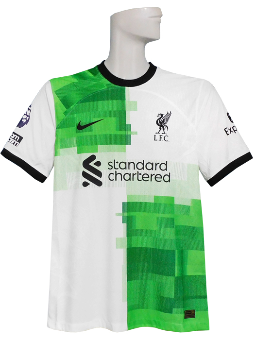 ***限定入荷***(ナイキ)NIKE/23/24リバプール/オーセンティック/アウェイ/半袖/ソボスライ/プレミア+NRFRパッチ付/DX2617-101