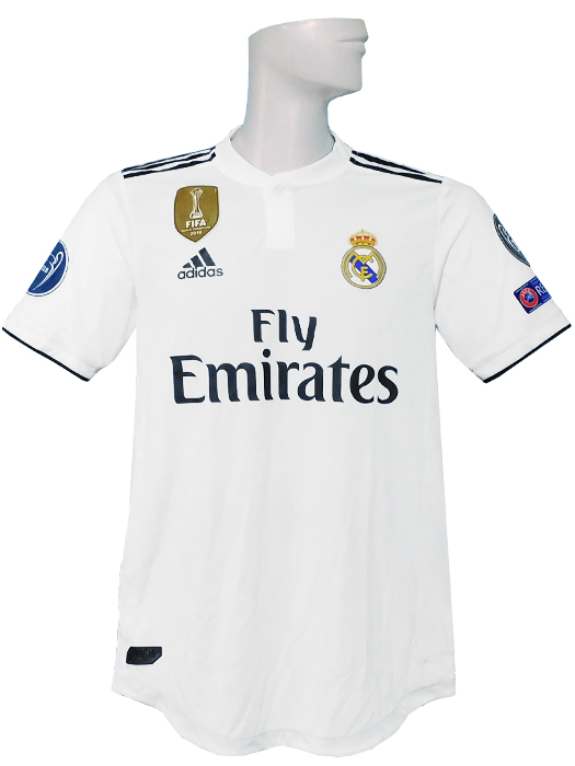 (アディダス) adidas/18/19レアルマドリード/CL/オーセンティック/ホーム/半袖/ロナウド/CWC+CL+BE+RESPECT付/EMZ55-CG0561
