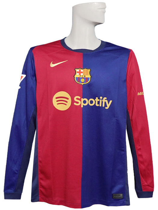 ***限定入荷***(ナイキ) NIKE/24/25バルセロナ/ホーム/長袖/ダニ・オルモ/ラリーガパッチ付/FN8806-456