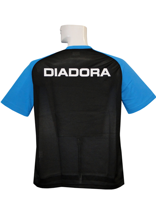 (ディアドラ) DIADORA/G2.0プラクティスシャツ半袖/ターコイズXブラック/FP4301-62/簡易配送(CARDのみ/送料注文後変更/1点限)