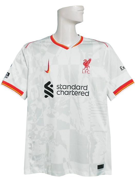 (ナイキ)NIKE/24/25リバプール/サード/半袖/ソボスライ/プレミア+No Room For Racismパッチ付/FQ2030-101