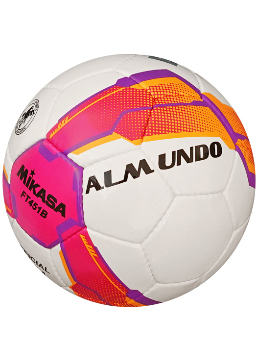 (ミカサ) MIKASA/サッカーボール/ホワイトXピンクXバイオレット/4号/FT451B