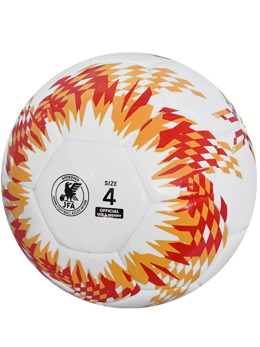 (ミカサ) MIKASA/サッカーボール/ホワイトXレッドXオレンジ/4号/FT453D