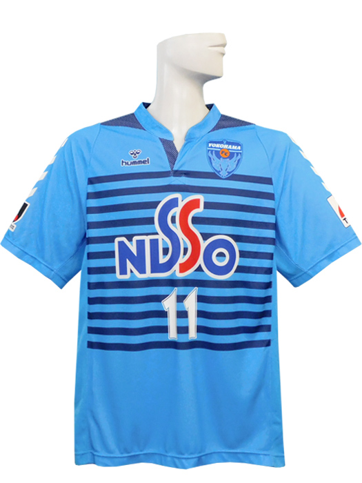 ***限定再入荷***(ヒュンメル) HUMMEL/2007横浜FC/ホーム/半袖/三浦知良/HAG1022YFC
