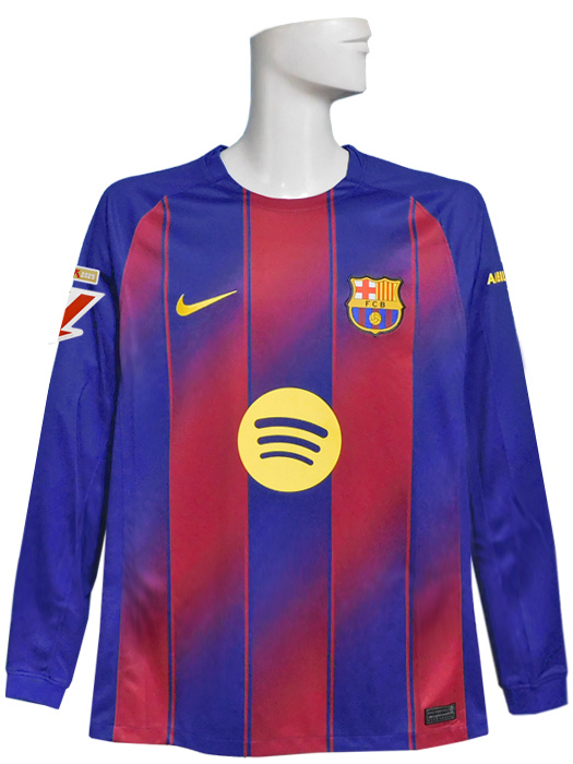 (ナイキ) NIKE/25/26バルセロナ/ホーム/長袖/ペドリ/ラリーガパッチ+ラリーガ優勝パッチ付/HJ4611-456