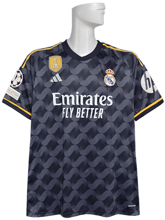 ***限定再入荷***(アディダス) adidas/23/24レアルマドリード/CL/アウェイ/半袖/モドリッチ/CWC+CL+FOUNDATIONパッチ付/IJ5901