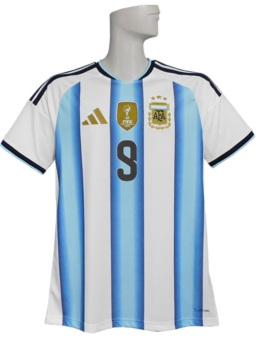 (アディダス) adidas/26/27アルゼンチン代表/ホーム/半袖/9アルバレス/JVE31-JM8396