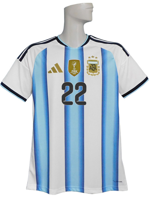 (アディダス) adidas/26/27アルゼンチン代表/ホーム/半袖/22ラウタロ・マルティネス/JVE31-JM8396